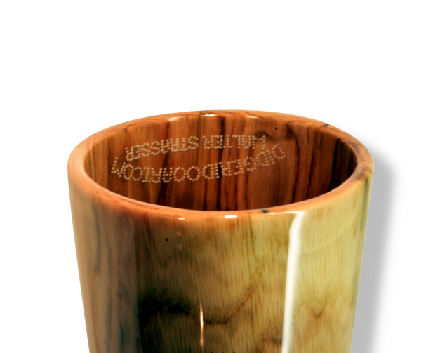 Woodslide Didgeridoo, Holz: Roteiche, Design: natur, Ansicht: Bellend Woodslide Didge, Wood: Red Oak, Design: nature, View: Bellend
